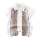 Clothing Baby Romper Cute Boy Short Sleeve Bodysuit