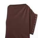 Spicy girl asymmetric short dress women's clothing