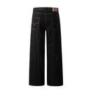 Solid color collection denim jeans