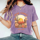 Cotton washed old T-shirt printed T-shirt