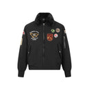 Badge hunting gear cotton jacket embroidered cotton coat