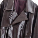 Street waist collection short leather windbreaker