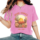 Cotton washed old T-shirt printed T-shirt