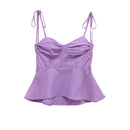 Hot girl strapless camisole top women's clothing