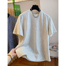 Elastic Casual Men's Short Sleeve T-Shirt Fashion Brand Summer Design Premium SequinLightweight Casual Tee