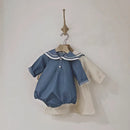 Clothing Baby Girl Onesie with Ruffle Collar,  Bodysuit Wear