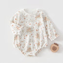 Baby Girl Long Sleeve Bodysuit  Clothing Triangular Onesie