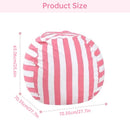 Kids' Beanbag Chair & Plush Toy Set | Premium Cotton Canvas for Cozy Playtime Comfort