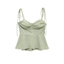Hot girl strapless camisole top women's clothing