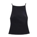 Hot girl back bow top women's clothing