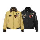 Badge hunting gear cotton jacket embroidered cotton coat