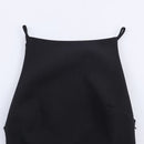 Hot girl back bow top women's clothing