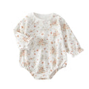 Baby Girl Long Sleeve Bodysuit  Clothing Triangular Onesie