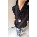 Grid Premium Long Sleeve Polo Shirt, Base Layer T-Shirt with Designer Luxe Sweatshirt Look
