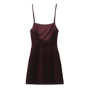 Spicy girl fluffy short dress women's clothing