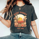 Cotton washed old T-shirt printed T-shirt